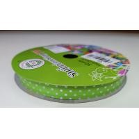 ราคา ริบบิ้นลายจุด ตราTW เบอร์2 ยาว50หลา ริบบิ้นพับเหรียญโปรยทาน (19669144371)