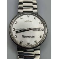 ราคา นาฬิกา มิโด้ รุ่น commander 1979สีเงินสายสแตนเลสแท้ งานวินเทจสวยๆระบบออโตเมติค ขนาด 38มม รับประกันภาพถ่ายจากสินค้าจริง (21245738753)