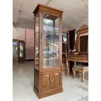 ราคา ตู้ใส่พัดยศ ตู้พัดยศ ตู้ไม้สักแท้ สูง 180 ซม จัดส่งทั้งตู้ ตู้โชว์แบบมีชั้น ตู้โล่ง ตู้โชว์ไม้ ตราตั้งฐานานุกรม เก็บเงินปลายทางได้ (21045043022)