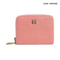 ราคา Louis Fontaine กระเป๋าสตางค์พับสั้น ซิปรอบ รุ่น Lucky สีชมพู (19921609644)