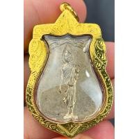 ราคา พระพุทธ 25 ศตวรรษเลี่ยมทองแท้หนา รับประกันพระแท้ทองแท้ (21085977874)