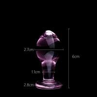 ราคา Pink Crystal Glass Plug for Women Butt Plugs Nightlife Anus Lover Gifts (21026780686)