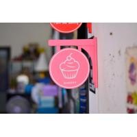 ราคา ป้ายโลโก้ร้าน แบบกลม หน้าหลัง ร้านคาเฟ่สุดเก๋ ป้ายร้านอาหาร ป้ายออฟฟิต ป้ายร้านค้า ป้ายแต่งร้าน แบบ 2 หน้า สุดชิค (20727296842)