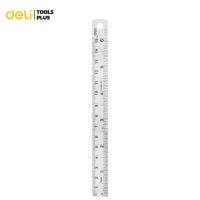ราคา Deli ไม้บรรทัด ฟุตเหล็ก ไม้บรรทัดโลหะ ไม้วัดสเกล 30 50 CM ไม้สามเหลี่ยม ไม้บรรทัดฟุตเหล็ก มีให้เลือกหลายแบบ Steel Ruler (20691497596)