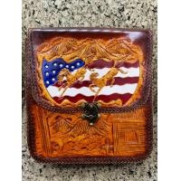 ราคา กระเป๋าสะพายข้าง ไซส์ใหญ่ 9x10นิ้ว หนังแท้ งานทำมือ ลายดอกไม้ ลายดุน คาวบอย ม้า งานตอกมือ แกะลาย ทำจากหนังแท้ หนังฟอกฝาด สีน้ำตาล สีดำ กระเป๋าสะพายหนังแท้ หนังวัว (13187618062)