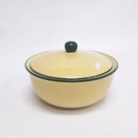 ราคา หม้อ โบราณ หม้อเคลือบโราณ ชุดถ้วยแกงฝาปิด เซรามิกเข้าไมโครเวฟได้ ชุดถ้วยแกงฝาปิด 5 ขนาด ลายสังกะสีเคลือบเหลือง (17162970143)