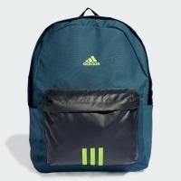 ราคา Adidas กระเป๋าเป้ Classic Badge of Sport 3 Stripes Backpack Arctic Night Black Lucid Lemon IK5722 (19862087465)