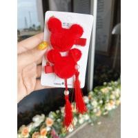 ราคา กิ๊บติดผมเด็ก กิ๊บปอมๆ กิ๊บตรุษจีน ยางรัดผมปอมๆ ยางมัดผมอาหมวย (16156172824)