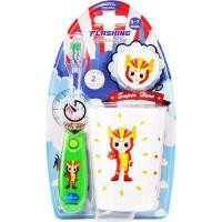 ราคา Dr Phillips Flashing Toothbrush แปรงสีฟัน ไฟกระพริบ สำหรับเด็ก 1 ชุด เซ็ทแก้วน้ำ และฝาครอบ (18652311461)