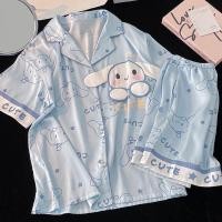 ราคา SGH0181 ชุดนอนผ้าคอตตอน ลายหมี สีชมพู ขาสั้น น่ารักมากก (20288621442)