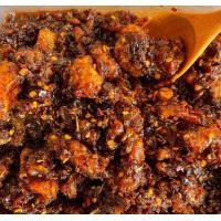 ราคา น้ำพริกผัดกากหมู รสชาติอร่อย เผ็ดกำลังดี ขนาด250กรัมต่อถุง จำนวน1ถุง อร่อยเหาะ น้ำพริกเผา (20846004002)