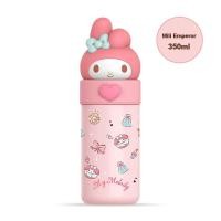 ราคา 350ML Sanrio ขวดน้ําเก็บความเย็น กระติกน้ำเก็บอุณหภูมิ ขวดน้ําร้อน กระบอกน้ำตุ๊กตาแบบพกพา สแตนเลส316 แก้วแบบมีหูจับ Kawaii Sanrio My Melody Cinnamoroll ฝา3D กระติกเก็บร้อน (20396409555)