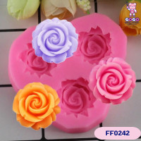 ราคา พิมพ์ดอกกุหลาบ 3 ช่อง พิมพ์ฟองดอง ทำวุ้น อาลัว ขนมไทย (21173766715)