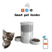 ราคา JKliv Tuya Smart Dual Pot Pet Feeder เครื่องให้อาหารสุนัขและแมวอัตโนมัติ (20906132959)