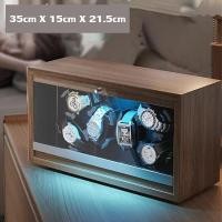 ราคา กล่องนาฬิกา กล่องหมุนนาฬิกา กล่องหมุนนาฬิกาอัตโนมัติ กล่องหมุนนาฬิกา ทรงตั้ง ปรับได้2โหมด watch winder (20879292447)