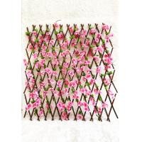 ราคา รั้วแต่งสวน รั้วพลาสติก รั้วปลอม รั้วยืดได้ดอกซากุระ ของแต่งสวนใหญ่ รั้วตกแต่งสวน รั้วไม้ยืดได้ ยืดได้สูงสุดขนาด 48 305ซม ดอกไม้ปลอมสวยๆ ติดตั้งง่าย สําหรับแต่งบ้าน ของตกแต่งสวน (21158850943)