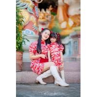 ราคา ชุดแม่ลูกตรุษจีน ซิบหลัง ชุดกี่เพ้าแม่ลูก ชุดคู่ตรุษจีน ชุดตรุษจีนแม่ลูก เดรสจีนแม่ลูก เดรสคู่แม่ลูก เดรสจีนเด็ก เดรสจีน (21319359572)