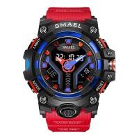 ราคา ใหม่นาฬิกาสปอร์ตสำหรับผู้ชาย smael นาฬิกาคู่สำหรับผู้ชายกันไฟ LED นาฬิกาทหาร8075คุณภาพ (21170699382)