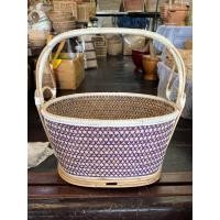 ราคา ตะกร้า ตะกร้าพิกุล ตะกร้าทำบุญ ตะกร้าไปวัด ตะกร้าหวาย ตะกร้า มีหลายสีให้เลือก ถูกที่สุด (20458304840)