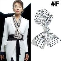 ราคา Rine Beauty ผ้าพันคอ สาวออฟฟิศ คุณภาพดี ดูหรู ดูแพง เนื้อผ้าบางเบา small scarf long satin chiffon printed silk scarf womens all match scarf tie (18676958196)