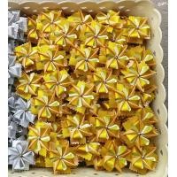 ราคา ดอกดาวกระจายโปรยทาน ริบบิ้นกากเพชรสีเงิน ทอง (20713562020)