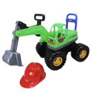 ราคา DoubleBToys รถขาไถ มีหมวก รถขุดดินขาไถ พร้อมหมวกใหญ่ยักษ์ หมุนรอบได้ รถแมคโคร รถเด็กนั่ง รถตักดิน รถขุด ของเล่น 9938 รถเด็กเล่น รถตักคันใหญ่ (20826721680)