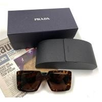 ราคา PRADA แว่นตากันแดด รุ่น SPR 23Y F Havana Green New Collection 2023 (20896140019)