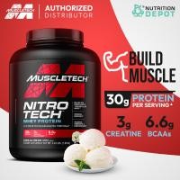 ราคา MuscleTech Nitro tech 4 lb เวย์โปรตีนเสริมสร้างกล้ามเนื้อ (516180208)