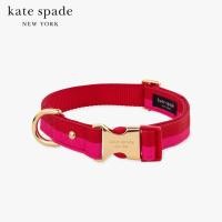 ราคา KATE SPADE NEW YORK RED AND PINK COLORBLOCK COLLAR ปลอกคอสุนัข (20651530774)