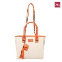 ราคา BSC Bag Luggage กระเป๋าถือ สายสะพายยาวทรง Tote รุ่น Gainar สีส้ม (20953884567)