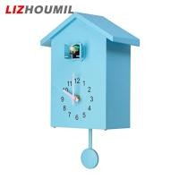 ราคา LIZHOUMIL Cuckoo Clock Striking Small Cute Bird Pendulum Clock Wall Art Clock For Home Living Room Kitchen Office Decoration (20730950307)