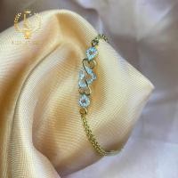 ราคา สร้อยข้อมือทองคำแท้ 9K ประดับเพชร Swiss เกรดดี (20512814860)