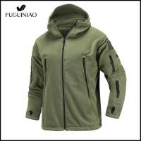 ราคา Fuguiniao Outdoor Fleece Softshell Jacket ทหารยุทธวิธี Man Casual Hooded Jacket Outerwear Coat Army Clothes (16948045266)
