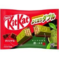 ราคา KitKat Mini คิทแคท ช็อคโกแลต ขนม Chocolate หลากหลายรสชาติ พร้อมส่ง Chocolate Double Matcha แท้ 100 Japan (20768747674)