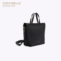ราคา COCCINELLE กระเป๋าถือผู้หญิง รุ่น BOHEME GRANA DOUBLE HANDBAG 180101 สี NOIR BRULE (21018779063)