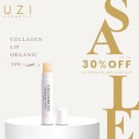 ราคา UZI Collagen Lip Organic ลิปคอลลาเจน เพื่อริมฝีปากที่อมชมพู อวบอิ่ม จากสารสกัดธรรมชาติ ลิปขวัญ (21015722560)