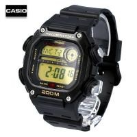 ราคา Velashop นาฬิกาข้อมือผู้ชายคาสิโอ CASIO Digital สายเรซิน สีดำ รุ่น DW 291H 9AVDF DW 291H 9A DW 291 DW291 (1326338662)