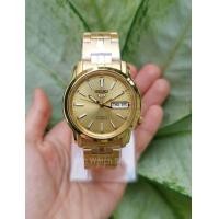 ราคา นาฬิกา SEIKO 5 Automatic รุ่น SNKL86K1 นาฬิกาข้อมือผู้ชาย สายสแตนเลส สีทอง ของแท้ 100 รับประกันสินค้า 1 ปีเต็ม (351321317)