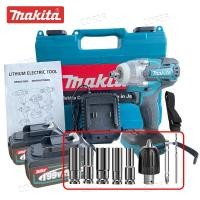 ราคา Makita ประแจไฟฟ้าไร้สาย 199V แบต 2 ก้อน Brushless Electric Impact Wrench ประแจไฟฟ้า 2 แบตเตอรี่ลิเธียม 6200rpm 520 N M ประแจไฟฟ้า Torque For Makita 18V Battery เทคโนโลยี ไร้แปรง (20800499558)