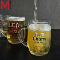 ราคา M KITCHEN แก้วเบียร์ แก้วน้ำ แก้วเบียร์มีหู แก้วน้ำมีหู แก้วใส แก้วกาแฟ แก้วคาเฟ่ แก้วเหล้า แก้ว UG 372 (21082238231)