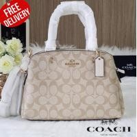 ราคา กระเป๋าถือ กระเป๋าสะพาย 10 นิ้ว Coach F91495 Lillie carryall (17439836827)