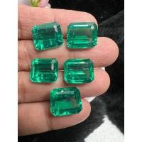 ราคา มรกต พลอยโคลัมเบีย LAB columbia Green Emerald Lab emerald 8 carats 1 pieces sizes 12x14mm (20585563576)