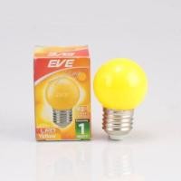 ราคา EVE หลอดไฟ หลอดสี หลอดแอลอีดี สีเขียว สีเหลือง สีแดง และ สีน้ำเงิน ขนาด 6W และ 1W ขั้วหลอด E27 (20568626198)