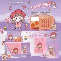 ราคา MILA COLOR Makeup Palate พาเลทแต่งหน้ากระเป๋า ปกเด็กผู้หญิง พกพาง่าย ได้ทุกลุค มีครบในตลับเดียว (21005932460)