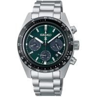 ราคา นาฬิกาข้อมือผู้ชาย SEIKO Prospex Speedtimer Solar Chronograph รุ่น SSC933P หน้าปัดสีเขียว ขนาดตัวเรือน 43 5 มม ตัวเรือน สาย Stainless สีเงิน (20585791324)