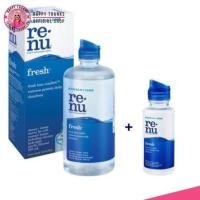 ราคา แพ็คคู่ 355ml แถม 60ml รีนิว เฟรช น้ำยาแช่คอนแทคเลนส์ Renu fresh (20686984107)