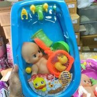 ราคา ของเล่น อ่างอาบน้ำตุ๊กตา อ่างน้ำใบใหญ่ พร้อมอุปกรณ์อาบน้ำ (19535341481)