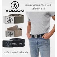 ราคา เข็มขัดผ้า Volcom Web Belt เข็มขัดแบบหัวหนีบ มี 6 สี ของใหม่ ของแท้ พร้อมส่ง (2129208512)