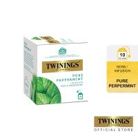 ราคา แพ็ค 10 ซอง ทไวนิงส์ มินิ เพียว เปปเปอร์มินท์ ชนิดซอง 2 กรัม แพ็ค 10 ซอง Twinings Mini Pure Peppermint 2 g Pack 10 Tea Bags (21279326174)