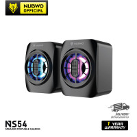 ราคา ลำโพงคอมพิวเตอร์ Nubwo NS54 Speaker Portable Gaming ไฟ RGB เชื่อมต่อสาย Jack 3 5 สินค้ารับประกัน 1 ปี (21232820026)
